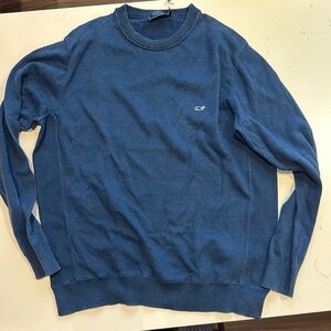 Vineyard Vines Men’s Blue Cotton Sweater Large
